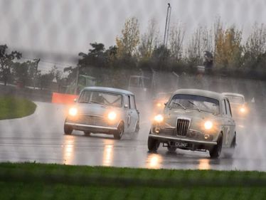 The OUMF Riley on track in the rain